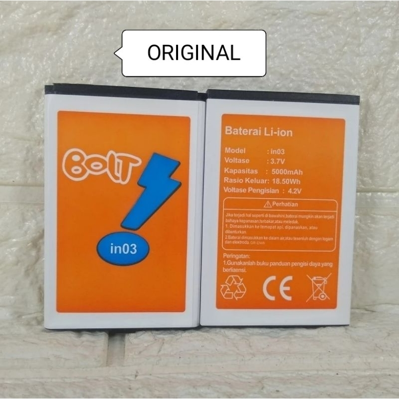Baterai Modem Mifi BOLT Aquila Max Ultra LTE IN03 BL1