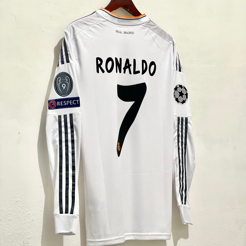JERSEY REAL MADRID 2014 HOME LONGSLEEVE PLAYER ISSUE