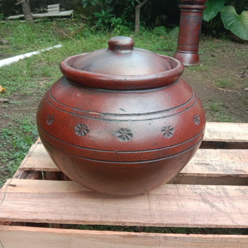 Gentong Dawet 5,10,15L Air Gentong Beras Gerabah Tanah Liat