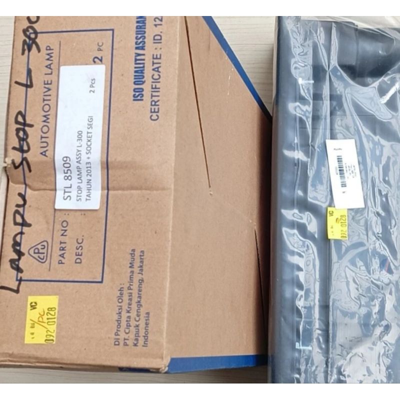 Stop Lamp Assy Lampu Stop Belakang mobil Mitsubishi L300 thn 2013 Up CPU STL 8509 + Socket Segi