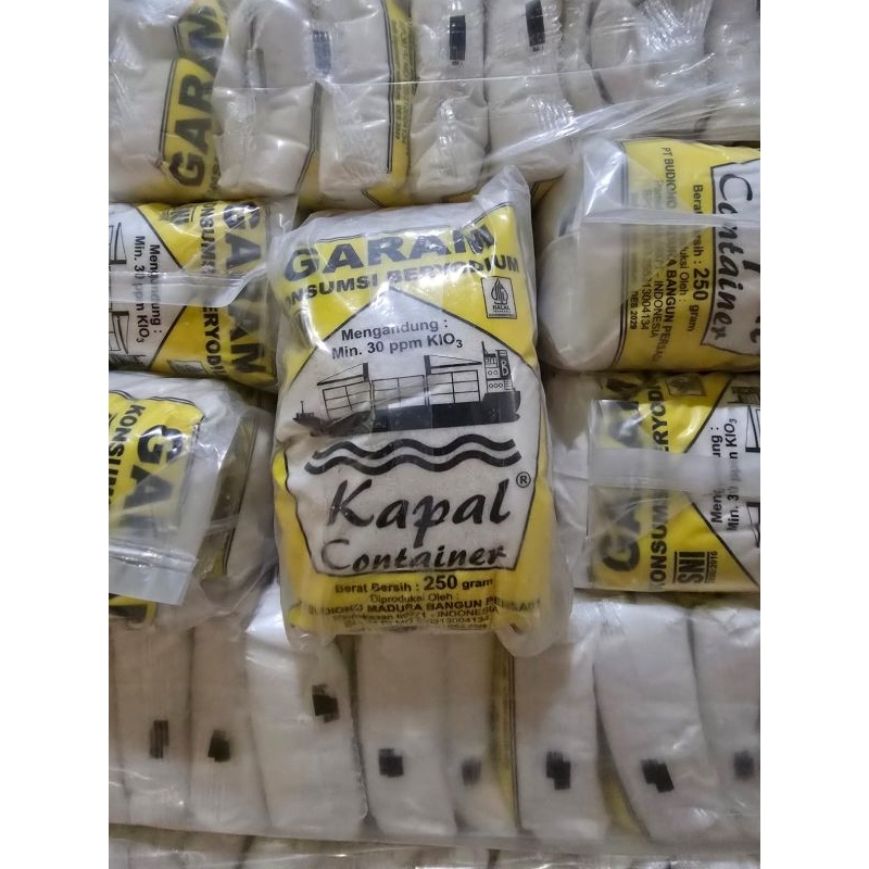 

garam kapal kontener 250gram x 7pcs