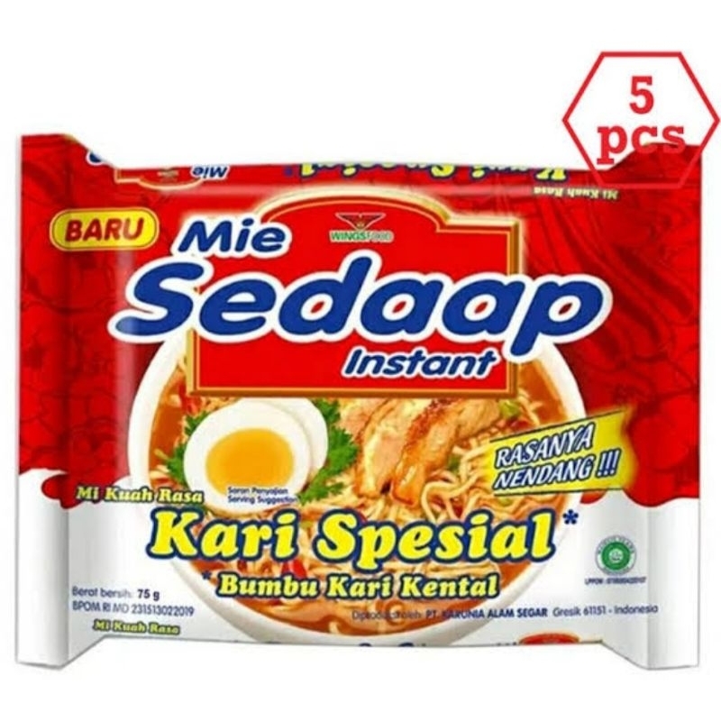 

Mie Sedaap Instant Kari Spesial Bumbu Kental