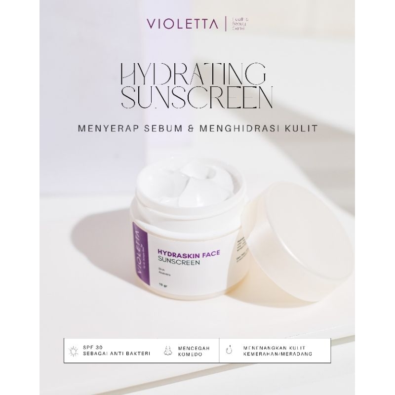 Hydraskin Face Sunscreen - dr. Soraya Devi Skincare (SDS) Violetta