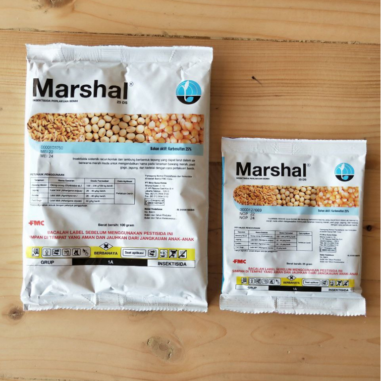 Insektisida Marshal BUBUK 25 DS - 100 Gram