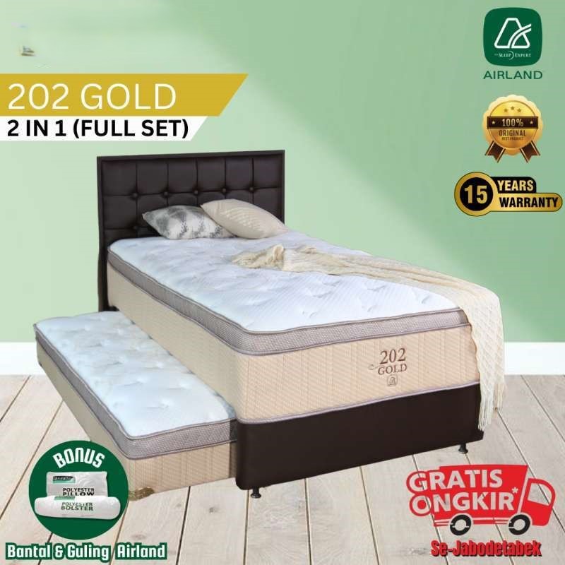 Kasur Springbed Sorong 120 Latex 2in1 Airland 202 Gold Latex 120