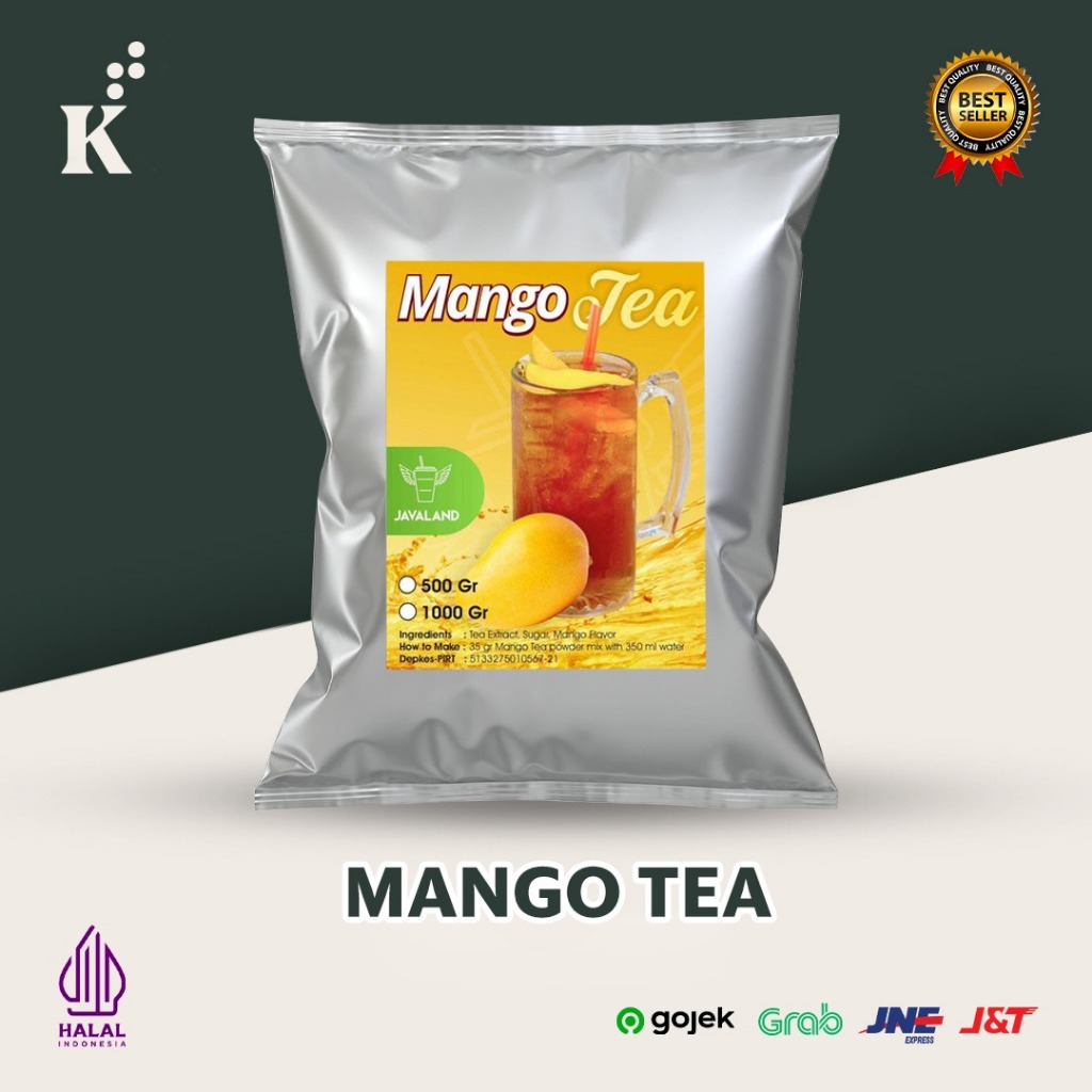 

Bubuk Minuman Bubble Powder Drink Mango Tea Javaland 1 kg