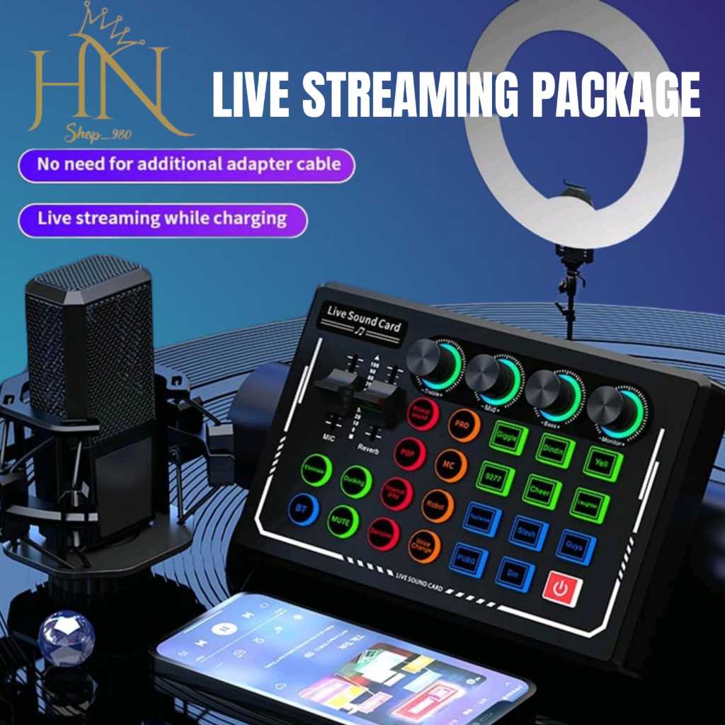 musik suara Streaming berbicara siaran langsung Podcast rekaman peralatan Studio rekaman kartu suara