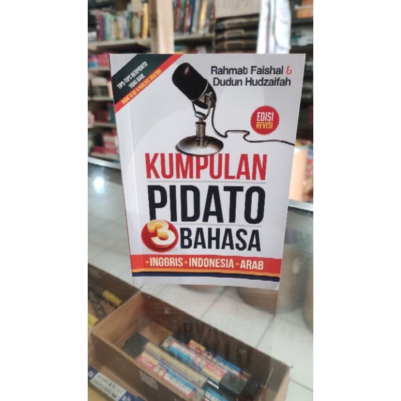 Kumpulan Pidato 3 bahasa kecil. Pidato Bahasa Inggris Indonesia Arab