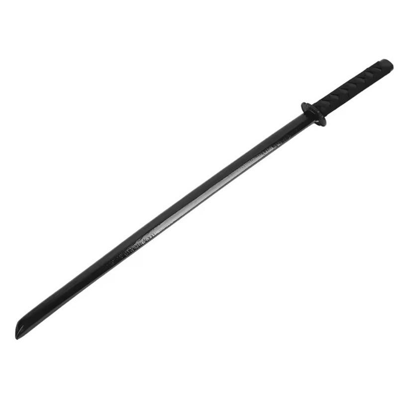 Mainan Kayu Samurai Panjang 100cm Hitam Katana Murah Large Size Samurai Sword Cosplay