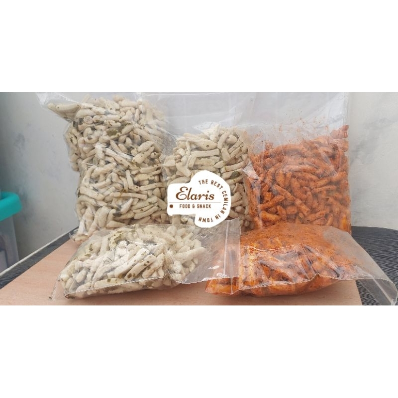 

Basreng pedas daun jeruk 500 gr dan original