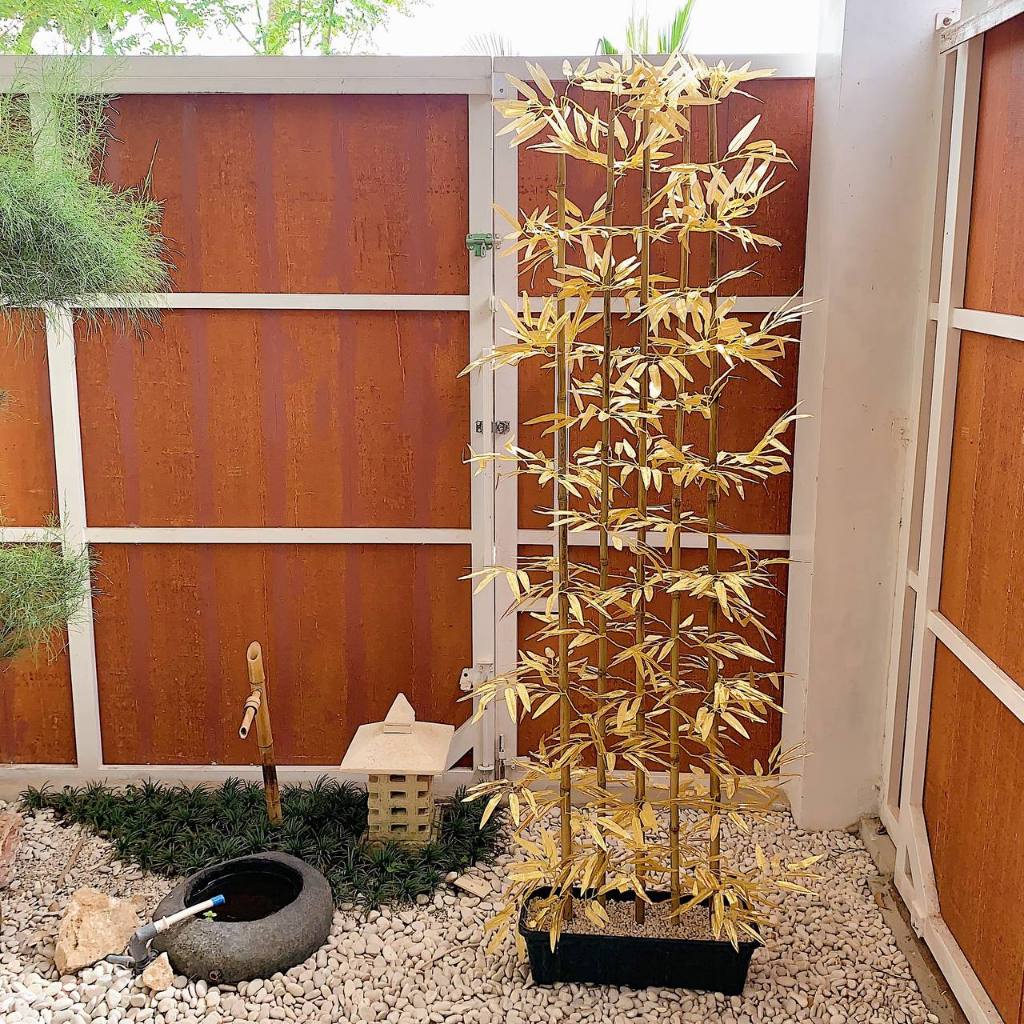Partisi Tanaman Bambu Penyekat Ruangan Pohon Dekorasi Tanaman Hias