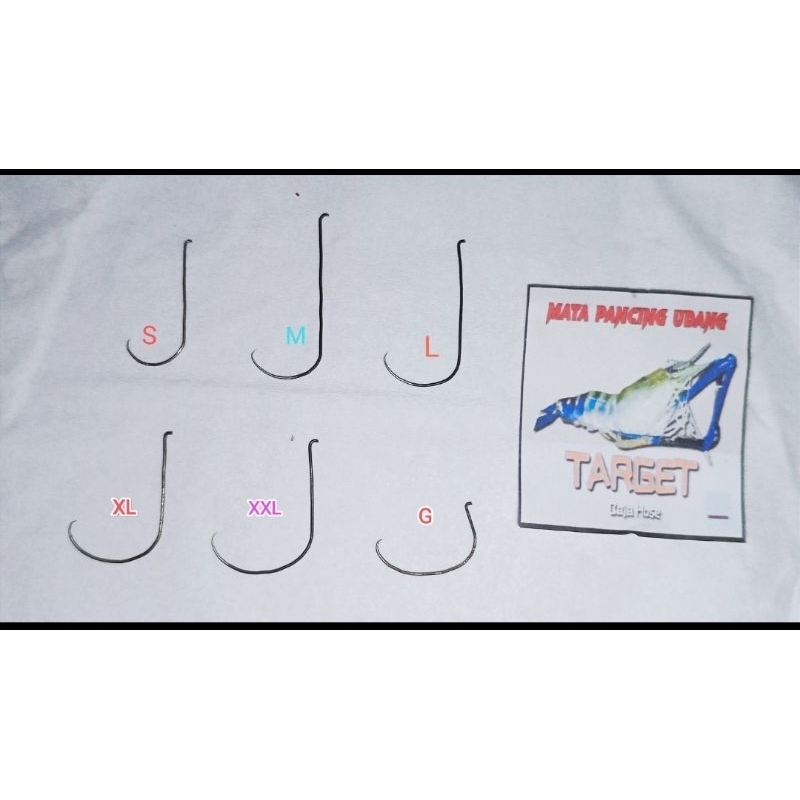 Mata pancing udang handmade Baja hose / Kail udang tajam