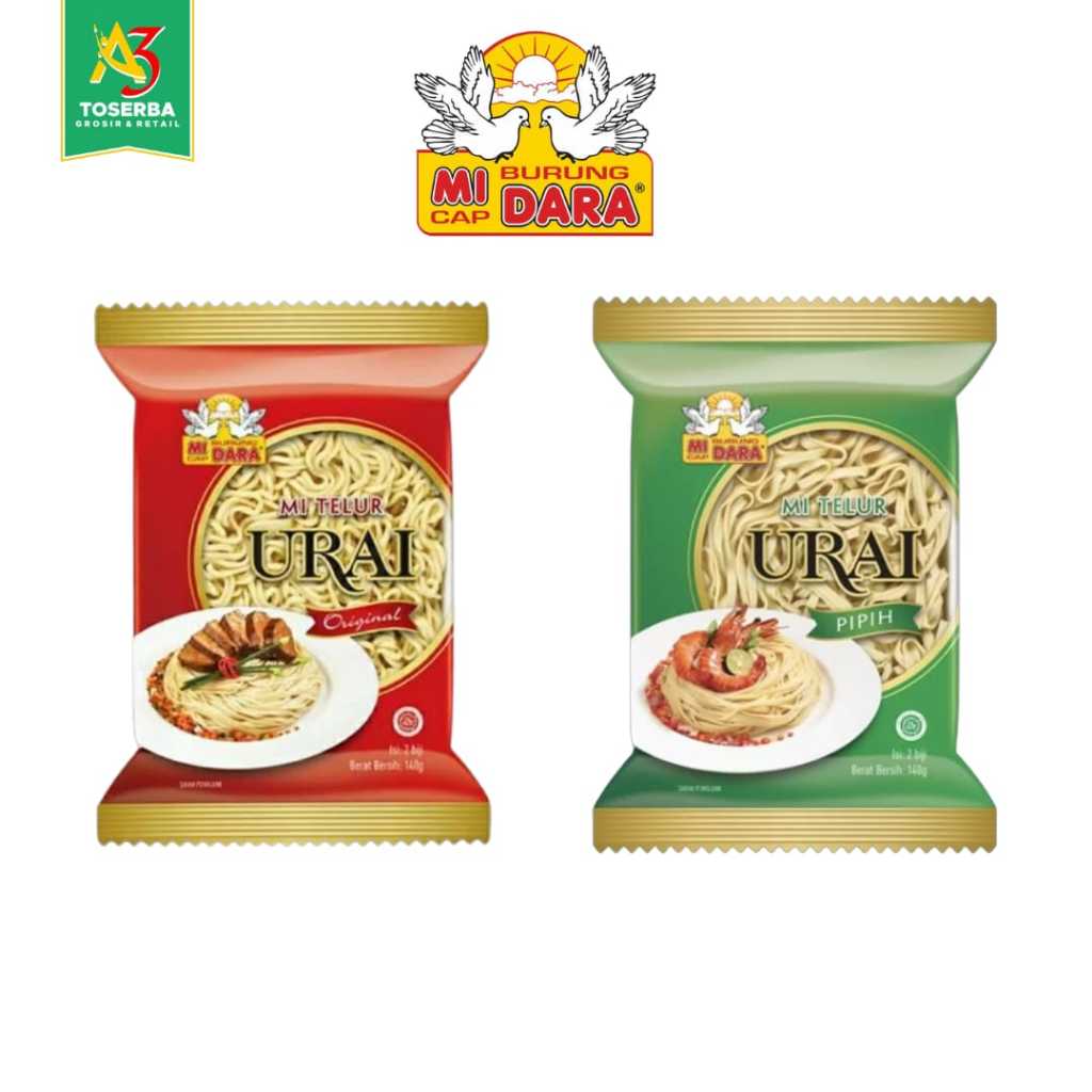 

Mie Burung Dara Mie Telur Instan Original & Pipih