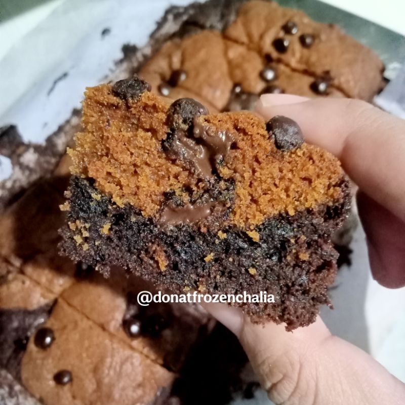 

[Chalia] BROOKIES BROWNIES COOKIES UKURAN 20×10 CM