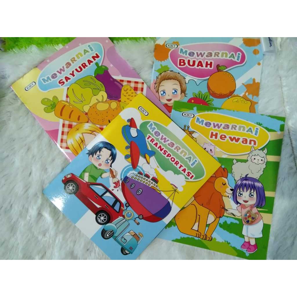 

Buku edukasi mewarnai buku anak