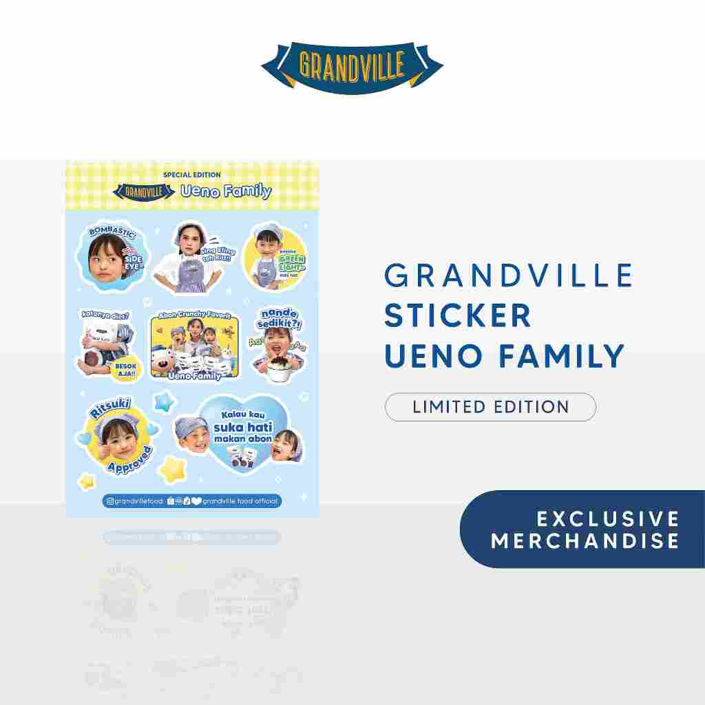 

[NOT FOR SALE] Exclusive Merchandise Sticker Grandville X Ueno Family