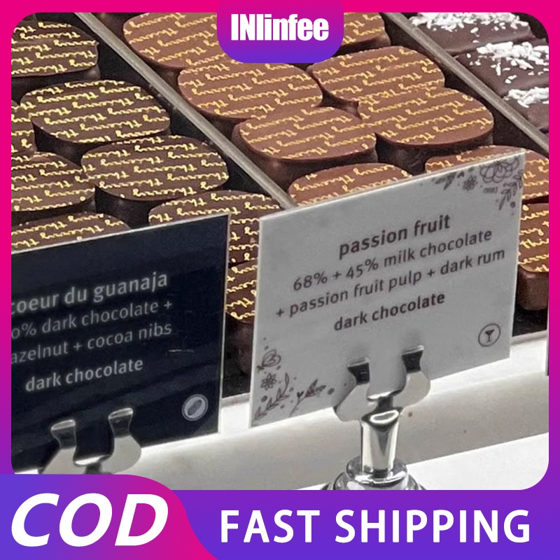 

U Shaped Table Number Menu /Stand Holder Stainless Steel Menu