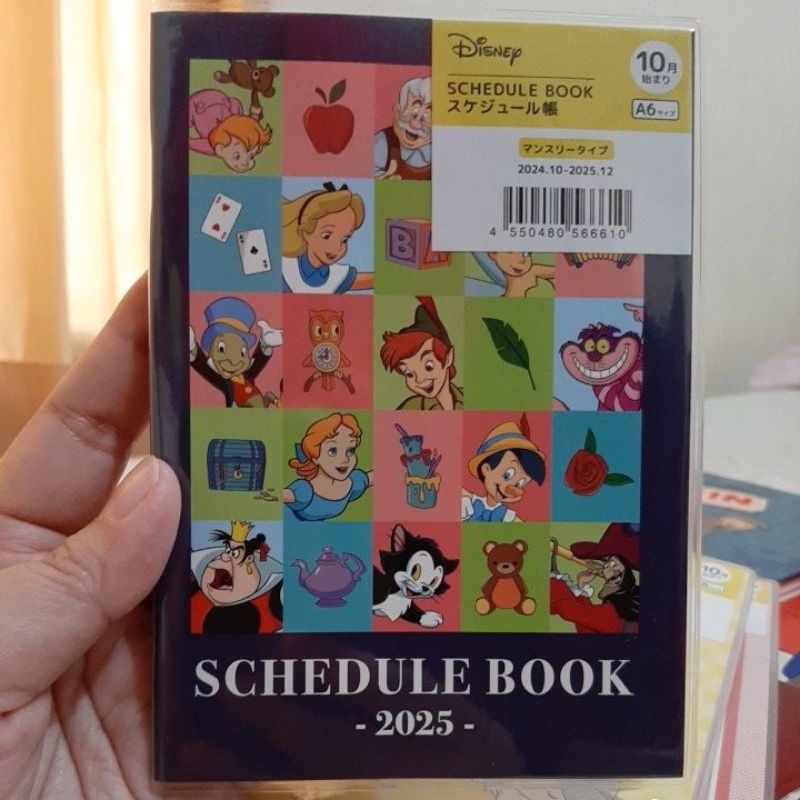 

Agenda Planner Disney Characters 2025 Schedule Book.