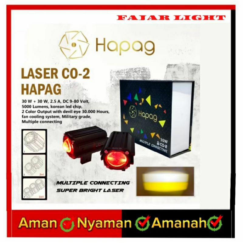 Hapag Laser CO-2 HAPAG Multi Connecting Super Bright Light