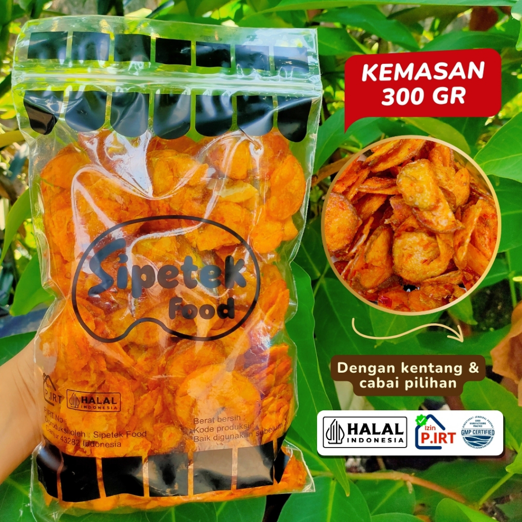 

Sipetek - [Spesial] Keripik Kentang Chips Potato Pedas Daun Jeruk Pouch 300gr