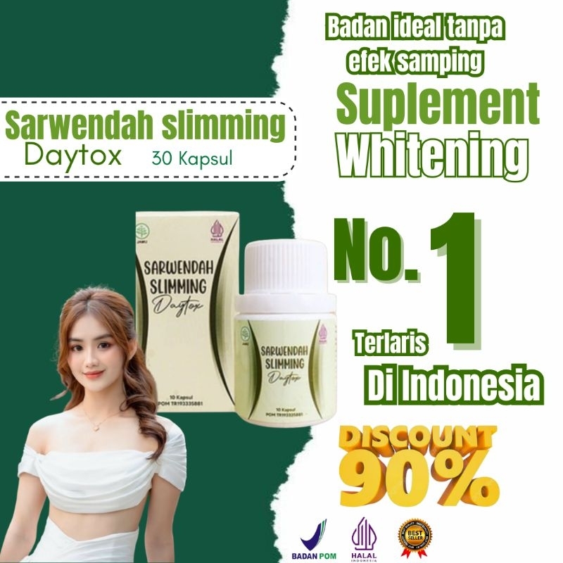 Sarwendah Juice 30 Kapsul Slimming Daytox By Sarwendah Kapsul Diet Penurun Berat Badan Bpom Halal
