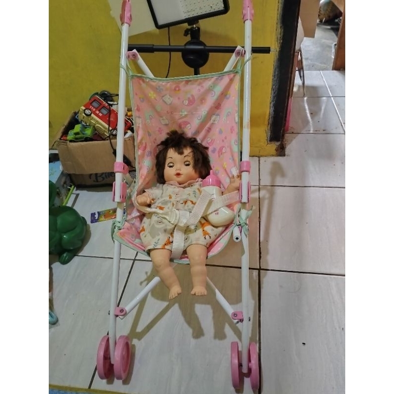boneka doll stroller baby blush