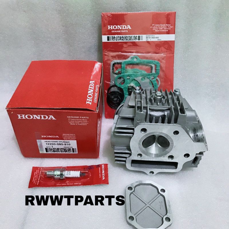 CYLINDER HEAD FULL ISIAN KOMPLIT (GN5) HONDA GRAND SUPRA X 100 LAMA ASTREA IMPRESSA WIN 100