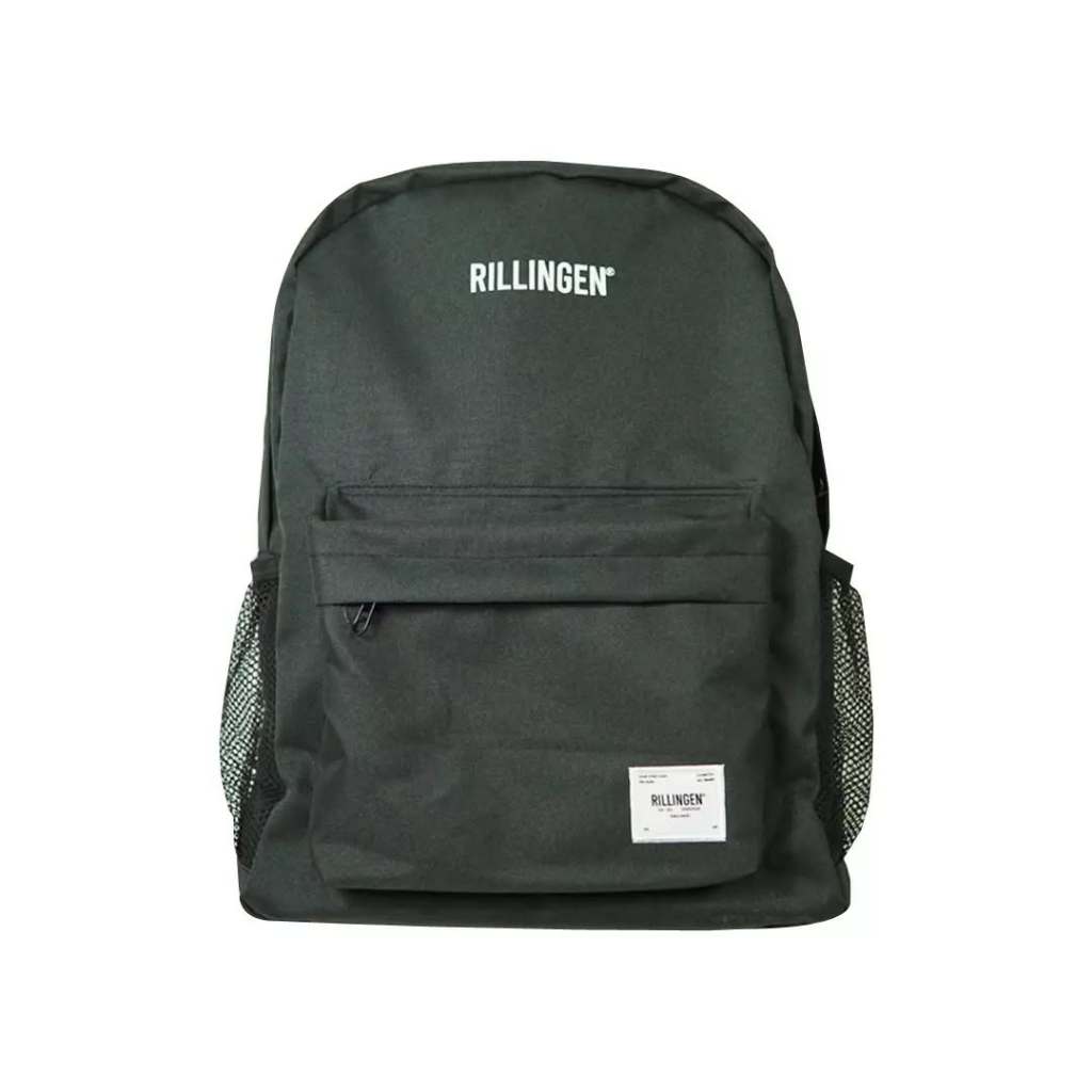 BAGPACK RILLINGENHOOD ORIGINAL WARNA HITAM / TAS RILLINGEN / TAS SEKOLAH / TAS DISTRO
