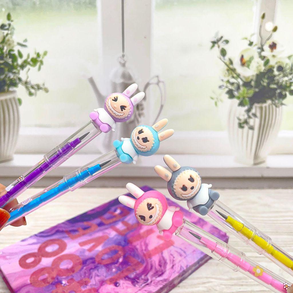 

Pensil Susun LABUBU super Cute Lucu Ready Labubu Spesial Harga Murah / Pensil Bensia Karakter Labubu Favorit Anak Best Quality