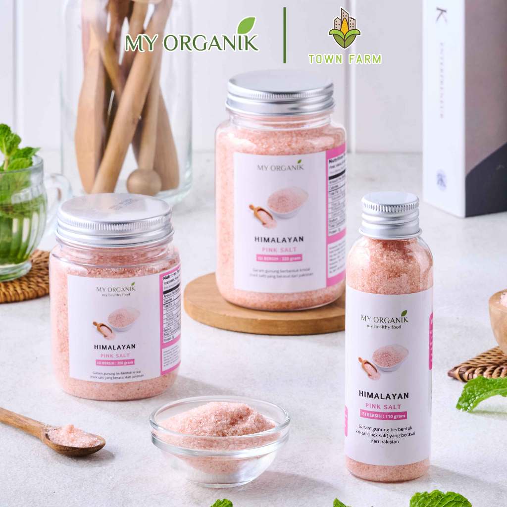 

My Organik Garam Himalaya Original Untuk Diet Himalayan Pink Salt Original Penyedap Rasa