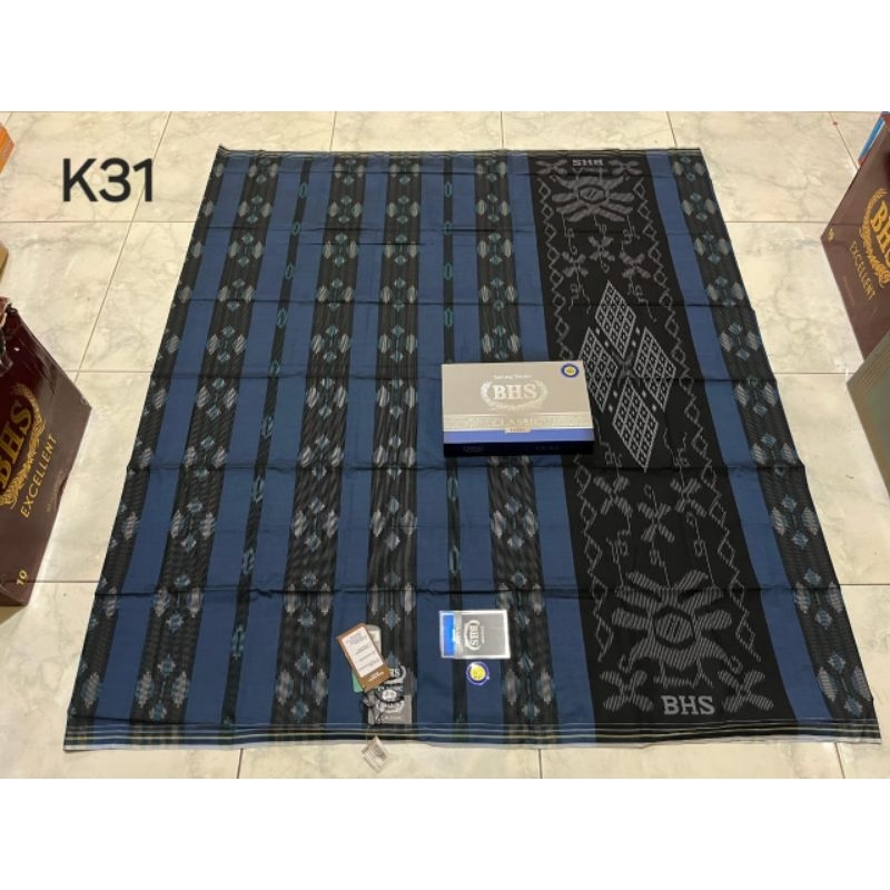 Sarung BHS Classic Kawung Silver Sarung BHS Kwg Silver