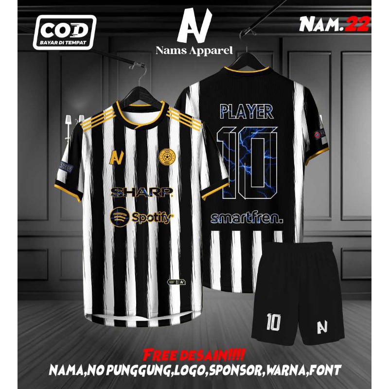 JERSEY FUTSAL / SEPAKBOLA FULL PRINTING ZEBRA KEREN BEBAS CUSTOM DESIGN FREE NAMA DAN NOMOR PUNGGUNG