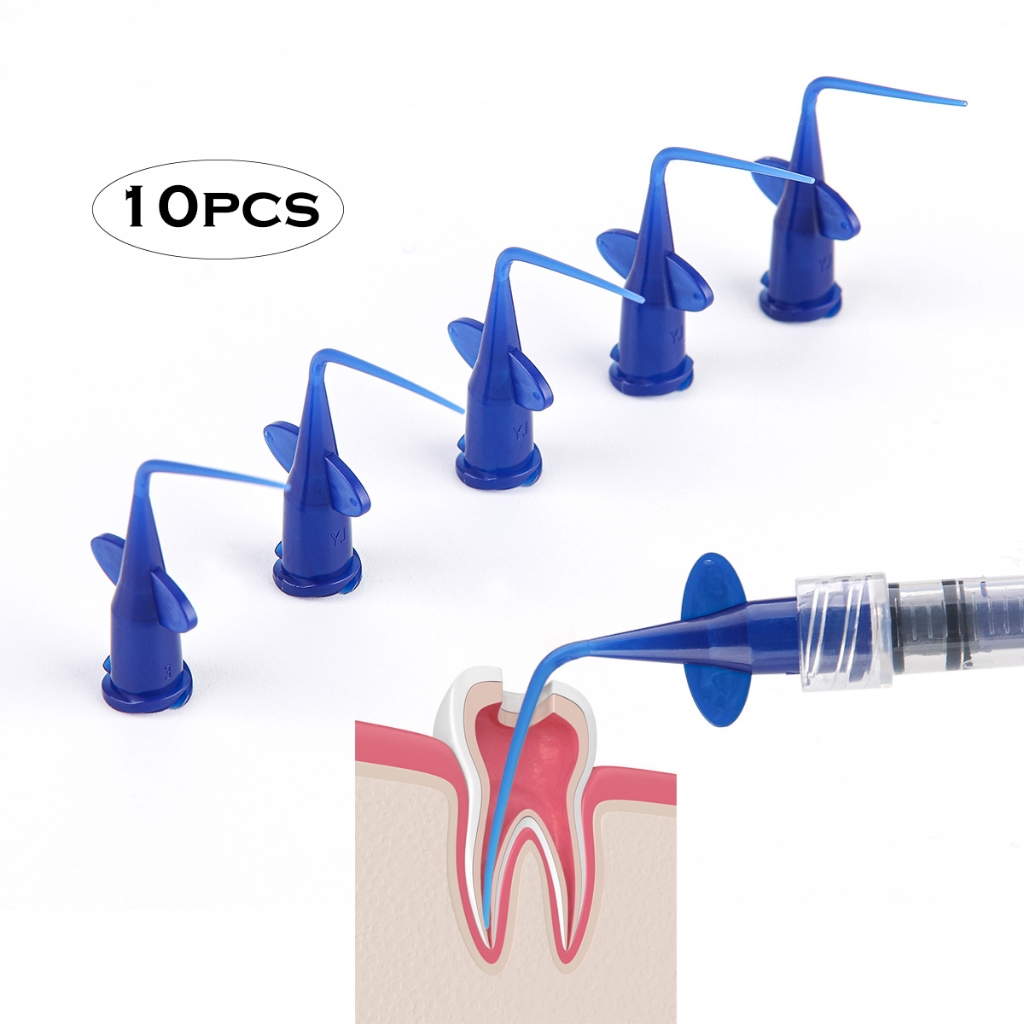 10pcs Dental Irigasi Tip / Suction Endo Tip /Dental Endo Irrigation / Dental Mikrotip Microtip Endo 