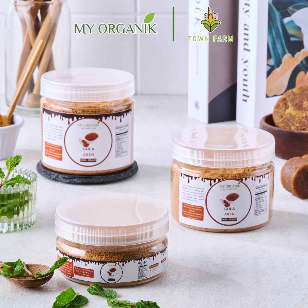 

My Organik Gula Aren Bubuk Organik Palm Sugar Asli 100% Aren Semut Palm Sugar Powder