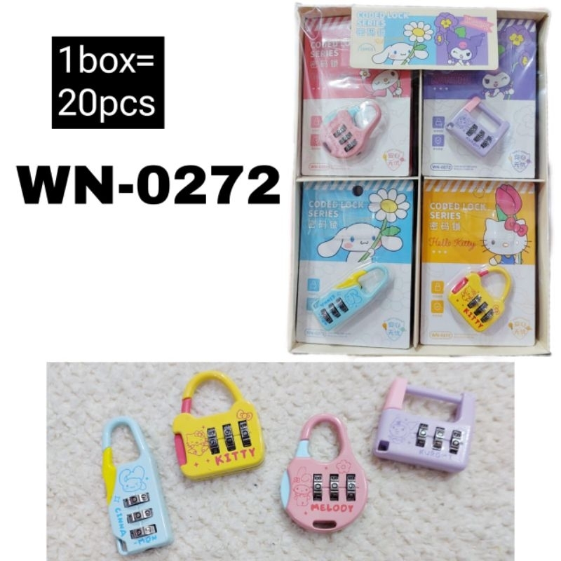 Gembok Koper Tas Kecil Mini Kode Angka