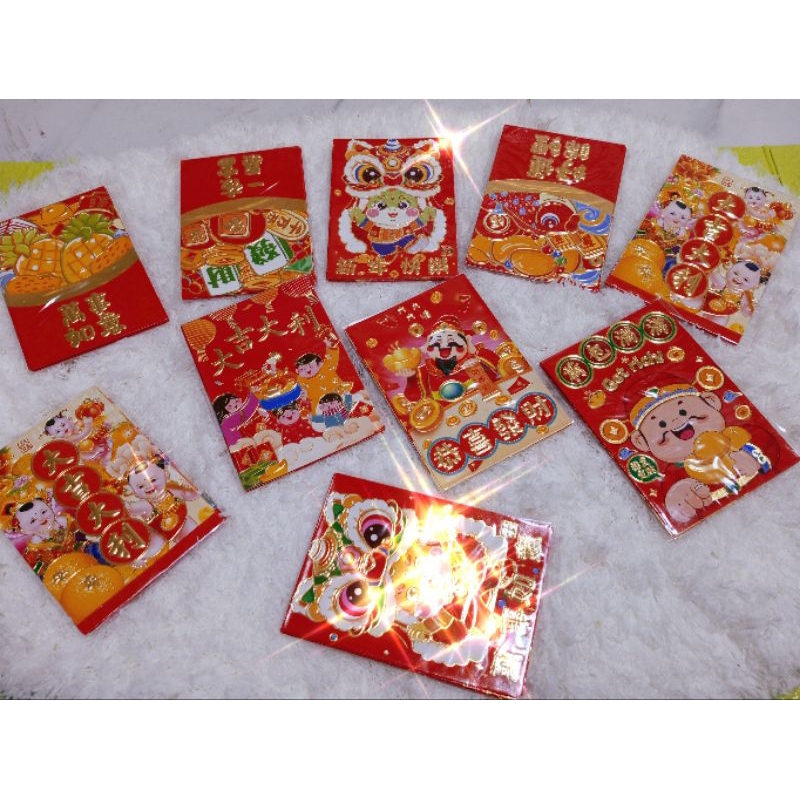 

LYSASHOP (6 LEMBAR ) ANGPAO IMLEK AMPLOP CHINESE NEW YEAR RED POCKET ANG PAO