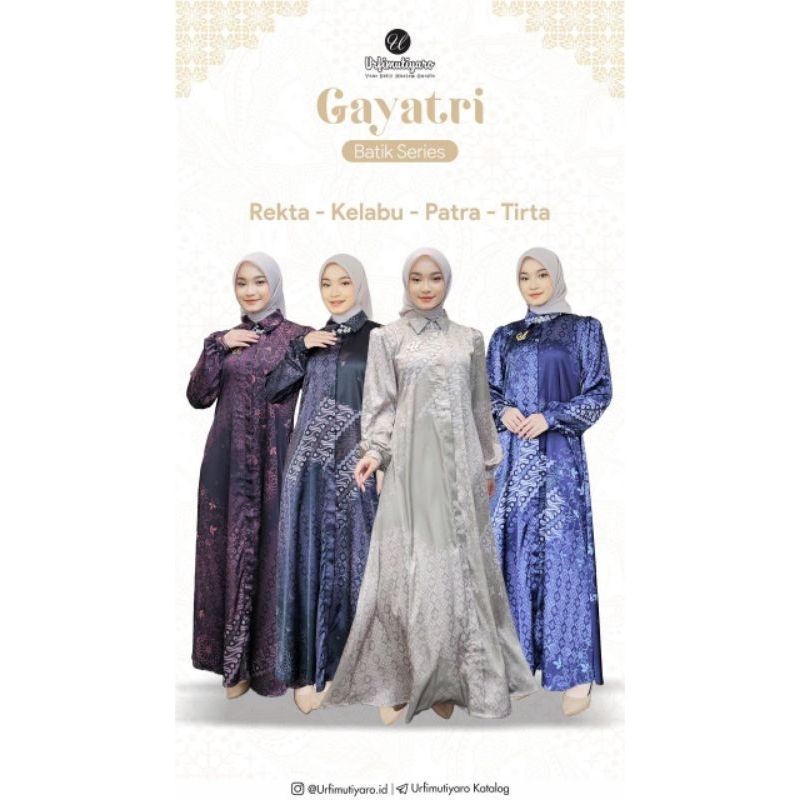 GAYATRI SERIES BATIK COUPLE DEWASA  BY URFIMUTIYARO READY STOK