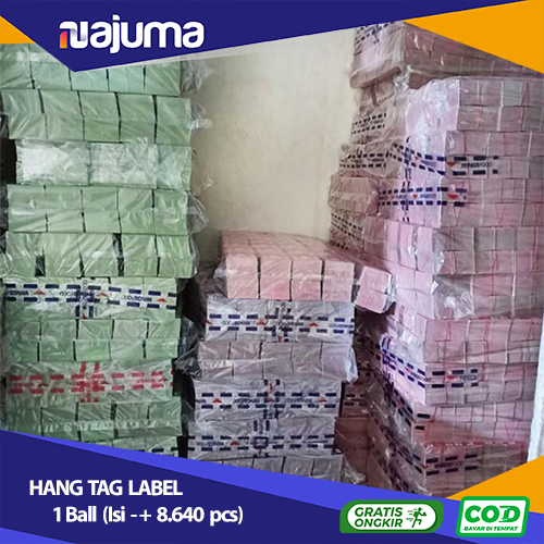 

Card Hang Tag Label Aksesoris Isi 60 gross, 8640 pcs