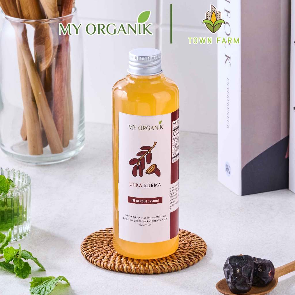 

My Organik Cuka Kurma 250ml Dates Cider Vinegar with Mother Organik Murni Untuk Diet