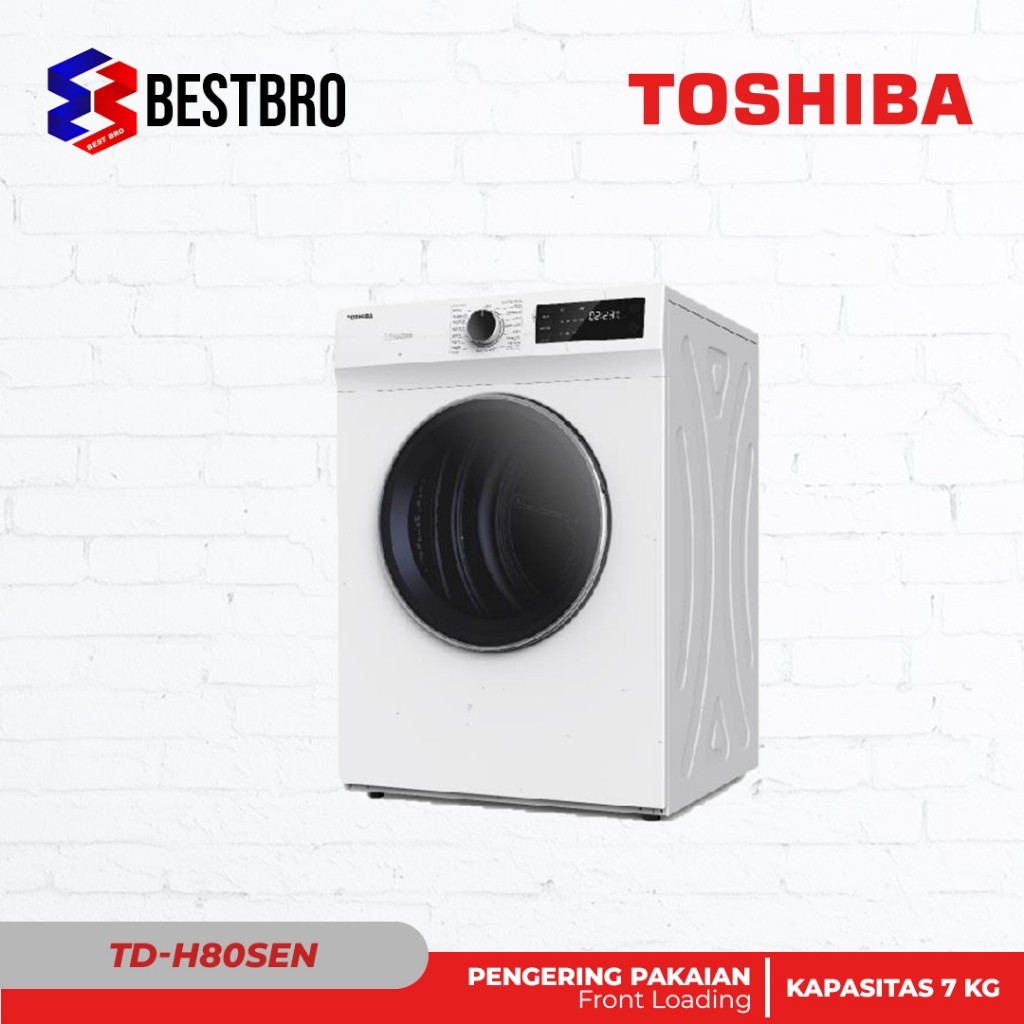 Toshiba Dryer TD-H80SEN 7Kg Mesin Pengering Pakaian