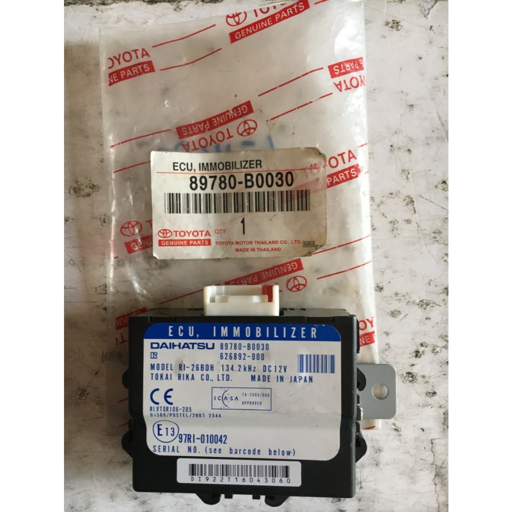 ecu immobilizer 89780-B0030