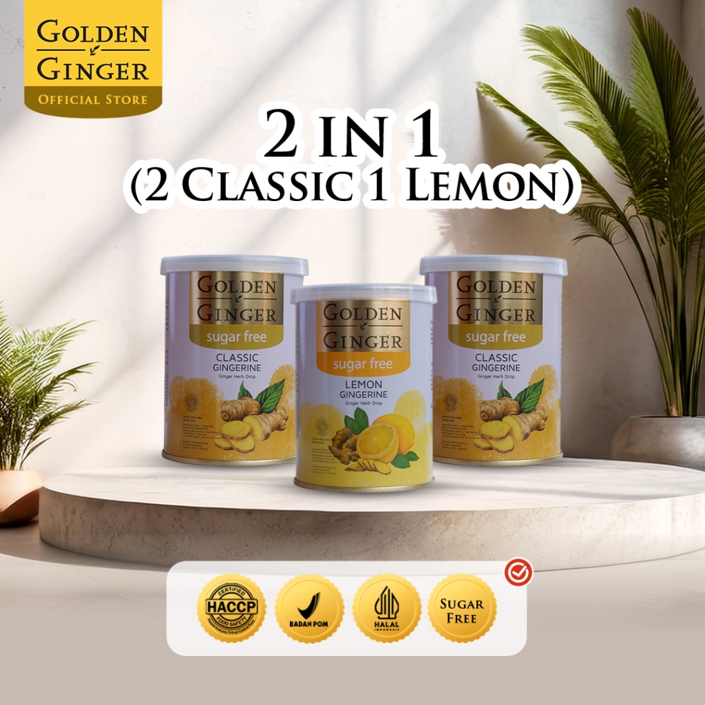 

2 in 1 Package (2 Golden Ginger Classic CAN & 1 Golden Ginger Lemon CAN)