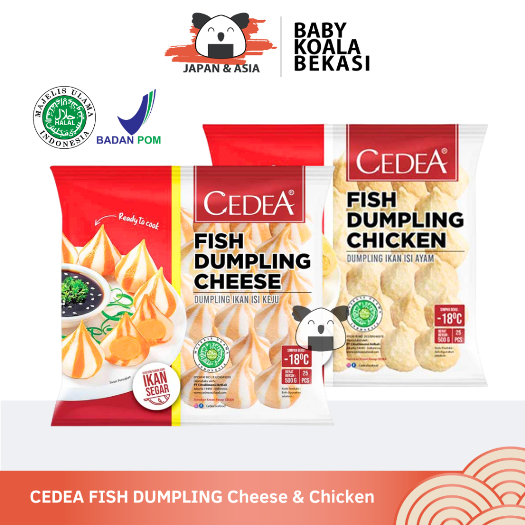 

CEDEA Fish Dumpling Chicken 500 g Halal | Shabu shabu Tomyam.
