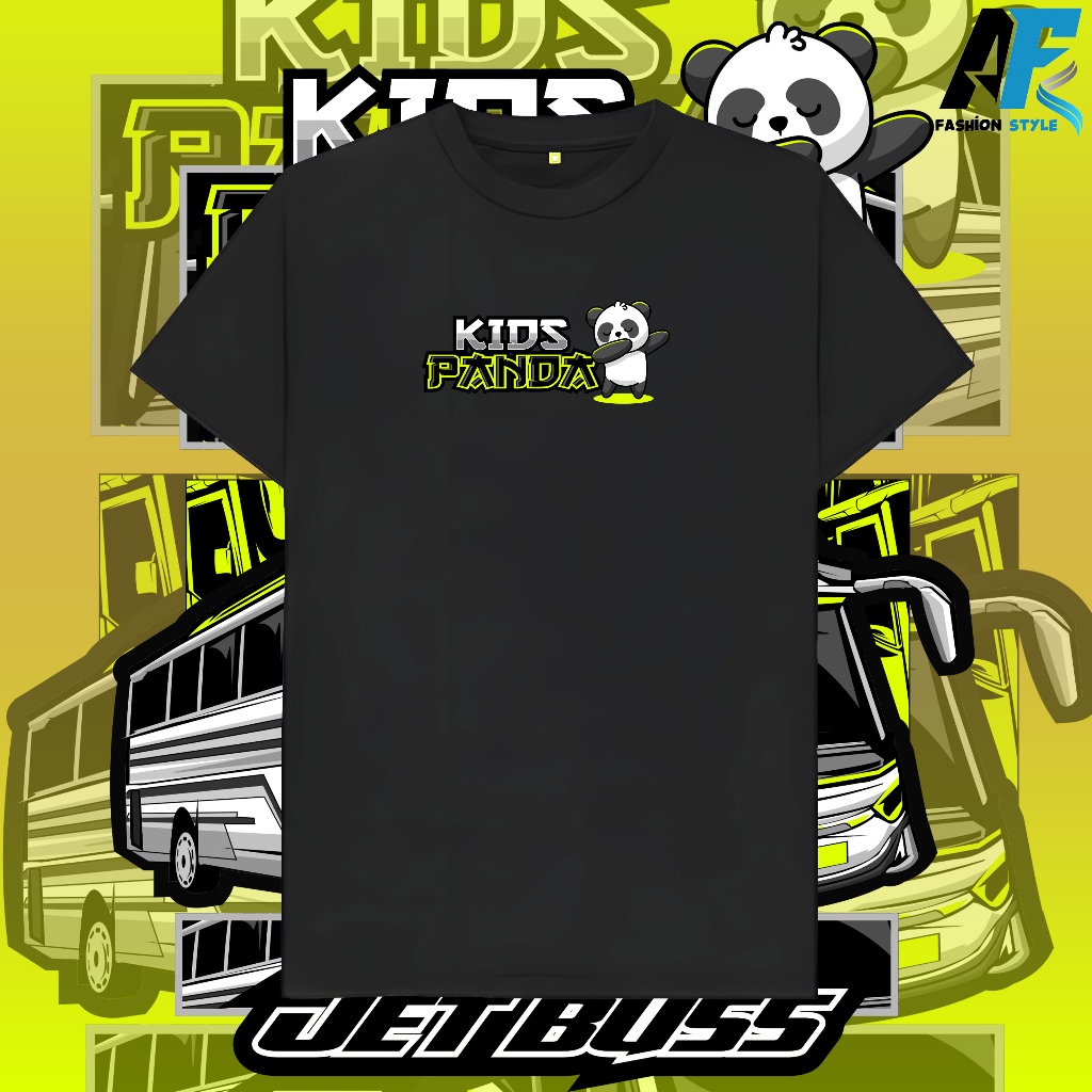 KAOS BUS/BUSMANIA KIDS PANDA JET BUS KAOS BUS TERBARU KAOS DEWASA/KAOS PENCINTA BUS