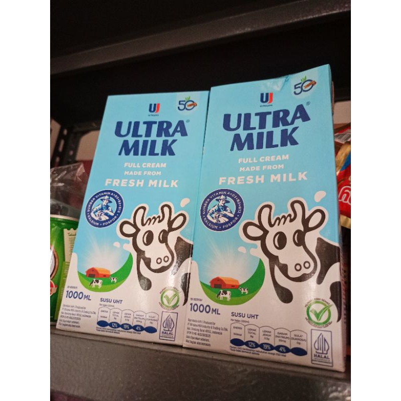 

Ultra Milk fullcream 1Liter