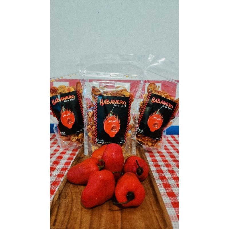 

Keripik Cabai Habanero kemasan 100gr