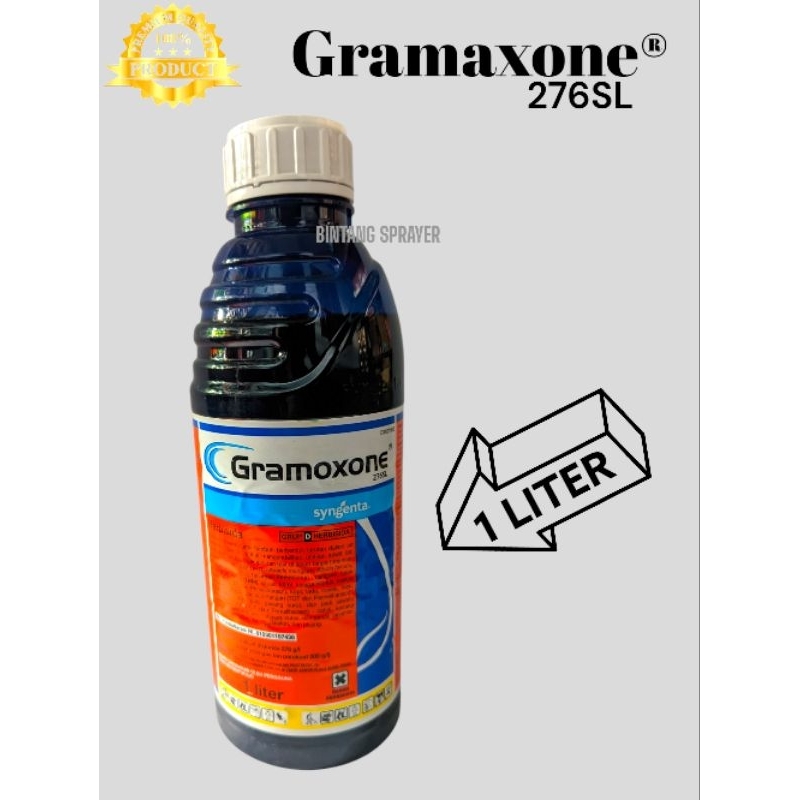 GRAMAXONE 276SL 1 Liter ORIGINAL obat rumput racun rumput gramaxone primaxone elang roundup bablas