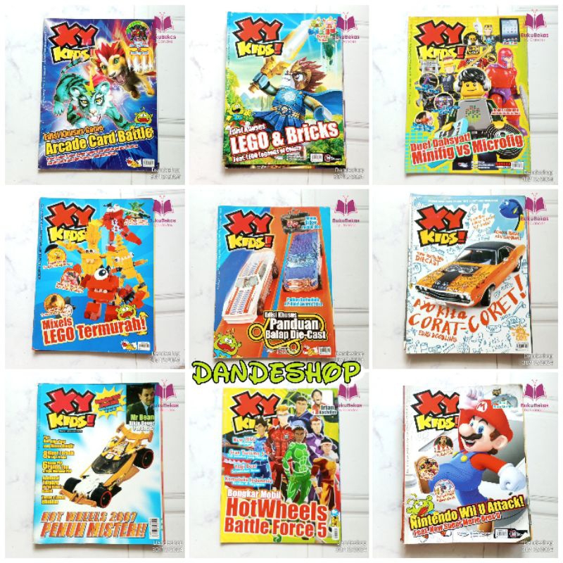 XY Kids Majalah edisi Anime Superhero Avengers DC Marvel - Buku Bekas Preloved