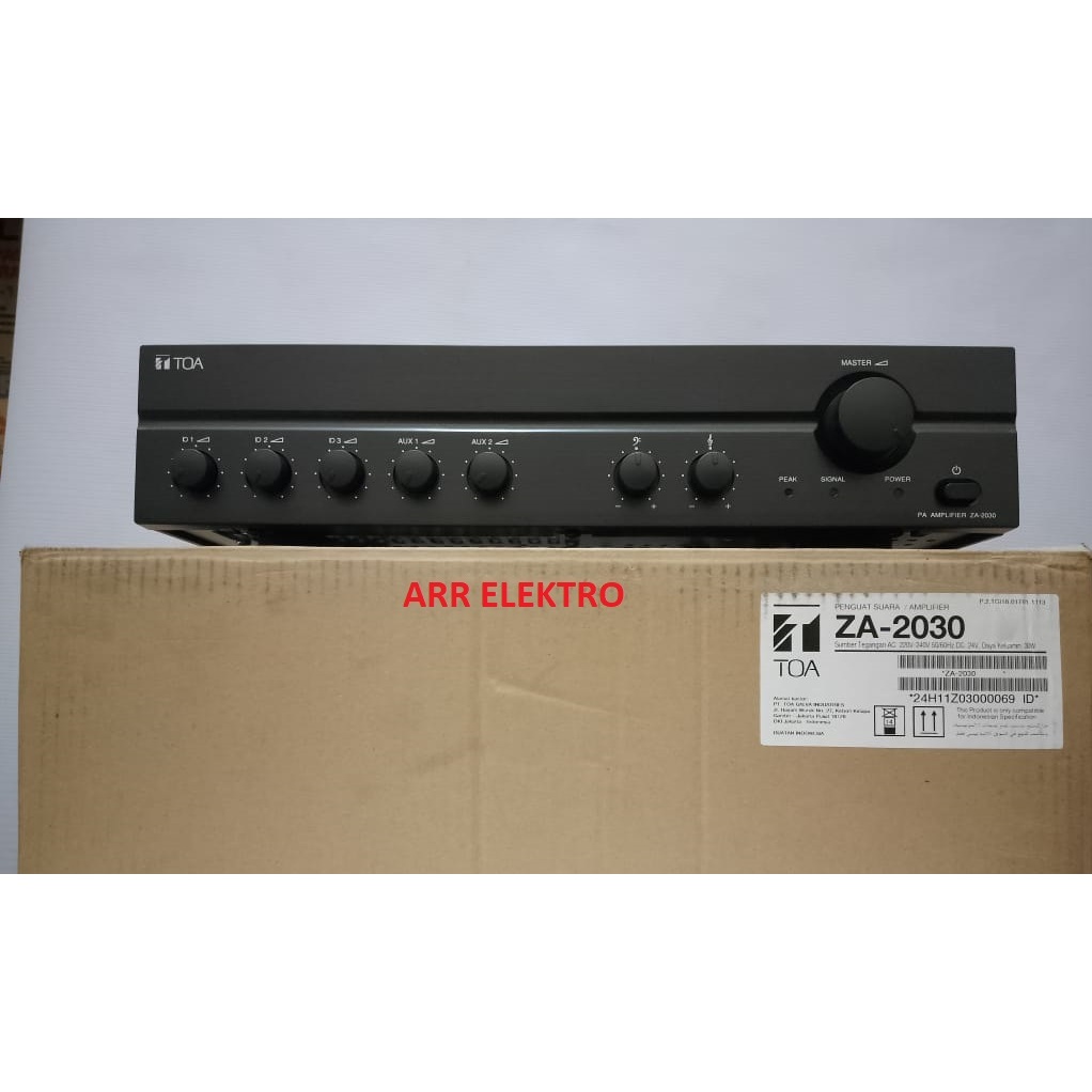 AMPLIFIER TOA ZA 2030W AMPLI TOA ZA 2030 ORIGINAL