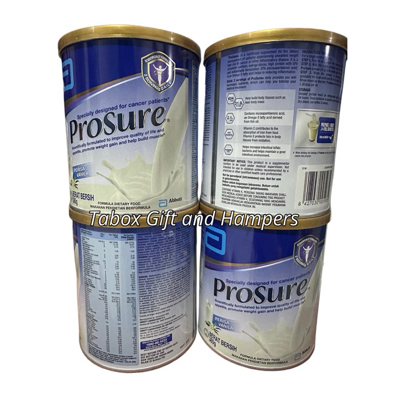 

Prosure susu kanker rasa vanilla 380 gram - Abott Import Malaysia